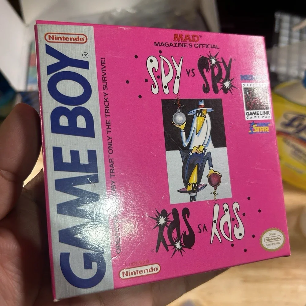 Spy Vs Spy (Nintendo Game Boy) Complete Poster Game Box Manual